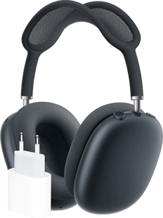 Apple AirPods Max Zwart + Apple Usb C Oplader 20W
