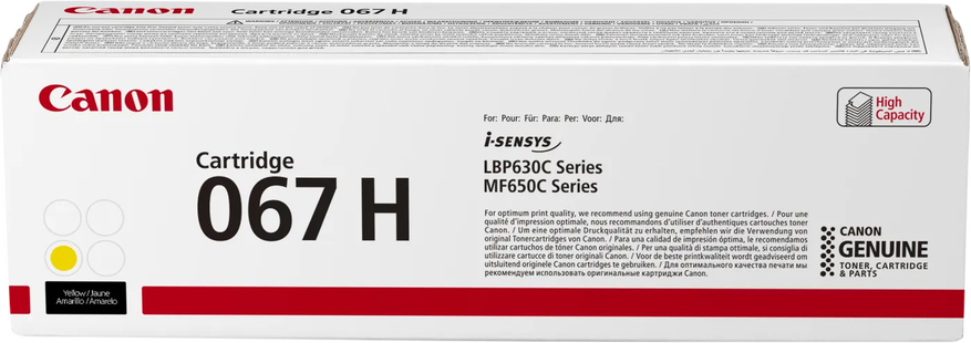 Canon 067H XL Toner Geel