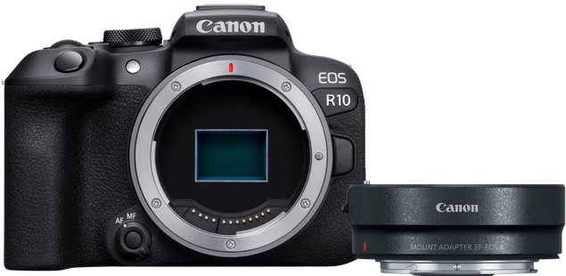 Canon EOS R10 + EF - EOS R Adapter