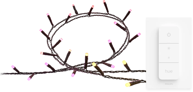 Philips Hue Festavia Lichtsnoer - 40 meter - 500 LEDs + Philips Hue Dimmer