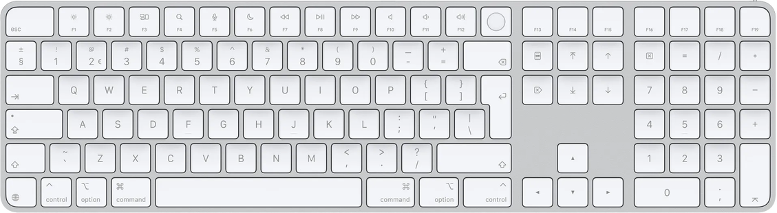 Apple Magic Keyboard met numeriek toetsenblok en Touch ID (2024)
