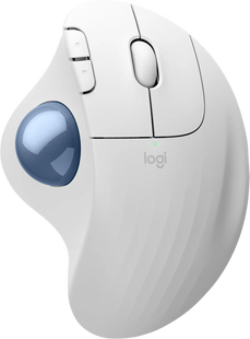 Logitech ERGO M575S Wireless Trackball Muis Wit