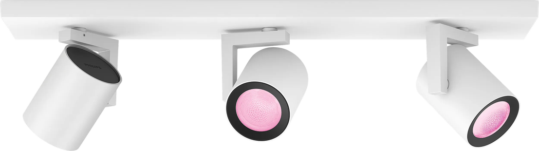 Philips Hue Argenta Opbouwspot White and Color - Wit - 3-spots