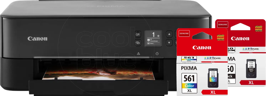 Canon PIXMA TS5350I + 1 set extra XL cartridges