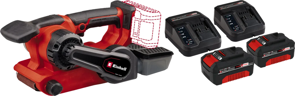 Einhell TP-BS 18/457 Li BL Solo 4,0 Ah Accu (2x) Starterspakket
