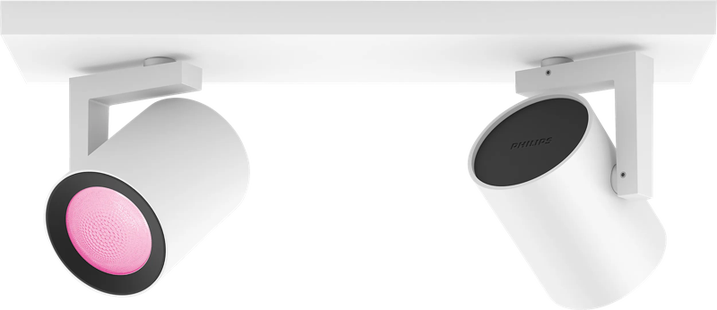 Philips Hue Argenta Opbouwspot White and Color - Wit - 2-spots