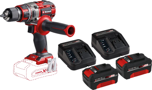 Einhell TP-CD 18/80 Li BL Solo 4,0 Ah Accu (2x) Starterspakket