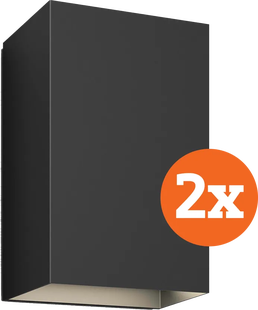 Philips Hue Resonate muurlamp White and Color zwart 2-pack