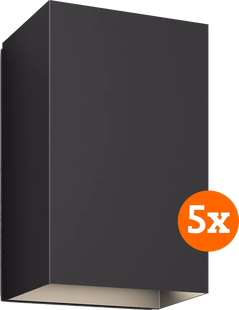 Philips Hue Resonate muurlamp White and Color zwart 5-pack