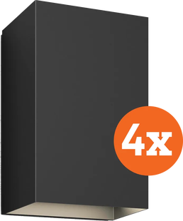 Philips Hue Resonate muurlamp White and Color zwart 4-pack