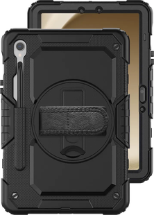 Just in Case Samsung Galaxy Tab S9/S9 FE/S10 FE/S10 Lite Rotating Back Cover Zwart