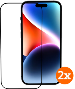 BlueBuilt Apple iPhone 15 Screenprotector Glas Duo Pack