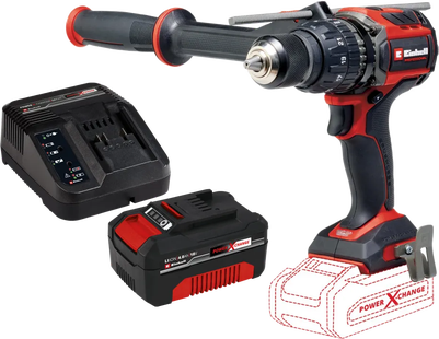 Einhell TP-CD 18/120 Li-i BL Solo + Einhell 18 V/4.0 Ah Starter Kit- Power X-Change