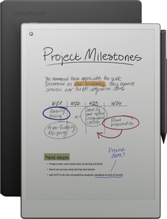 reMarkable Paper Pro met Book Case Leer Zwart