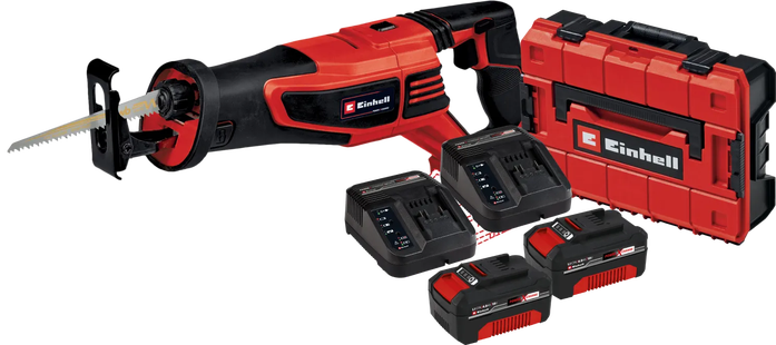 Einhell TP-AP 18/28 Li BL Solo 4,0 Ah Accu (2x) E-Case S-F Starterspakket