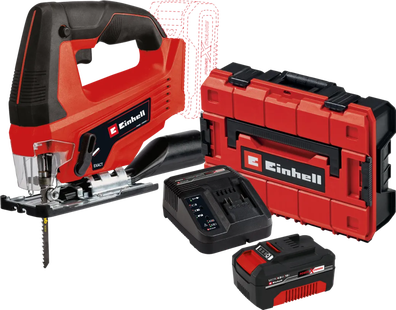 Einhell TC-JS 18 Li Solo 4,0 Ah Accu E-Case S-F Starterspakket