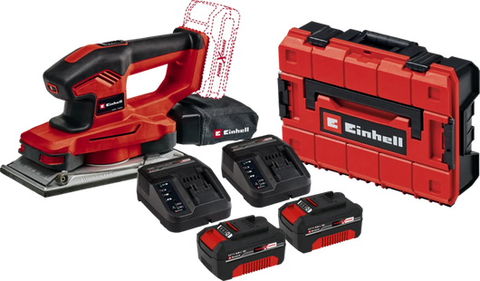 Einhell TE-OS 18/230 Li Solo 4,0 Ah Accu (2x) E-Case S-F Starterspakket