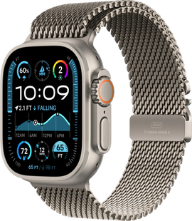 Apple Watch Ultra 2 4G 49mm Zilver Milanese Band L
