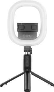 Celly Ring Light Tripod Compact Bluetooth
