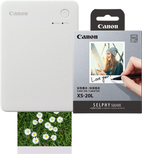 Canon SELPHY QX20 Wit + Canon papier XS-20L (20 stuks)