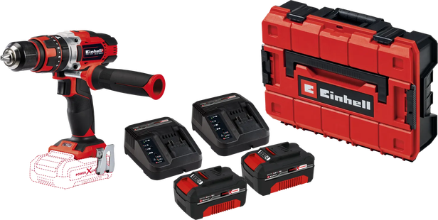 Einhell TE-CD 18/48 Li-i Solo 4,0 Ah Accu (2x) E-Case S-F Starterspakket