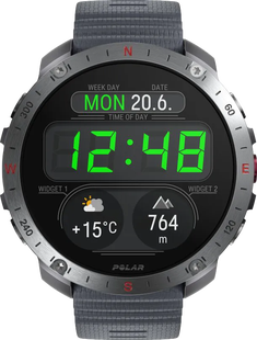 Polar Grit X 2 Pro Zilver