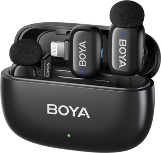 Boya Mini Ultra-Mini Zwart (Usb C en Lightning)