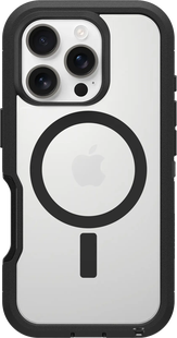 Otterbox Defender XT iPhone 16 Pro Back Cover met MagSafe Magneet Transparant Zwarte Rand