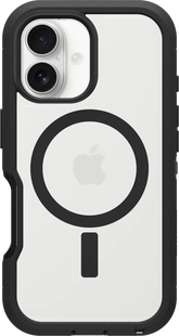 Otterbox Defender XT iPhone 16 Back Cover met MagSafe Magneet Transparant met Zwarte Rand