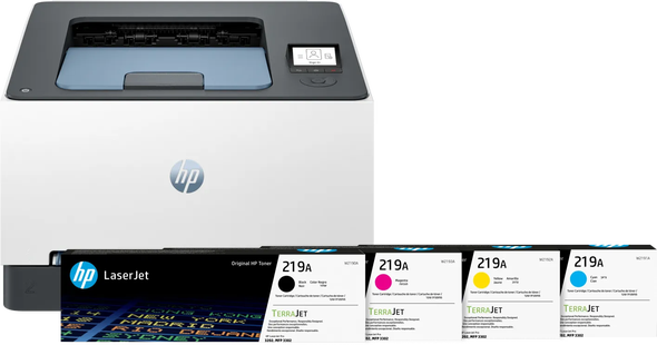 HP Color LaserJet 3202dw + 1 set extra toners