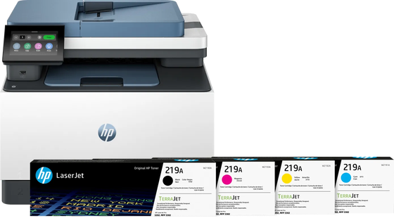 HP Color LaserJet 3302fdw + 1 set extra toners