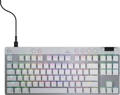 Logitech G Pro X TKL Rapid Gaming Toetsenbord Wit Qwerty