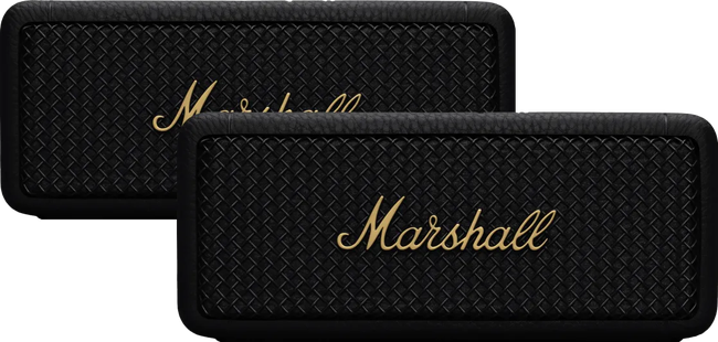 Marshall Emberton II BT Black & Brass Duo Pack