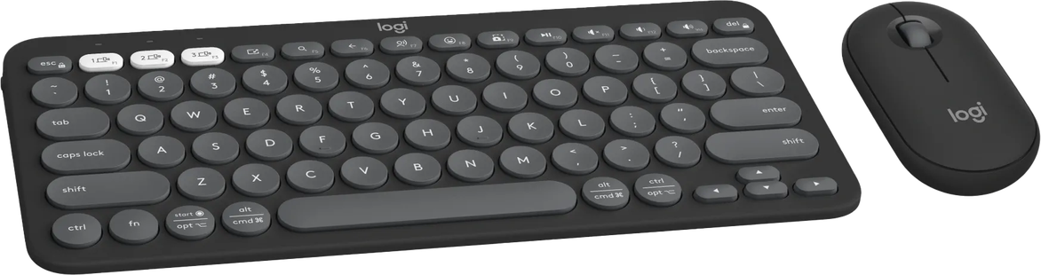 Logitech Pebble 2 Combo Qwerty Zwart