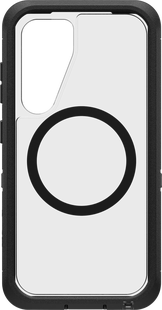 Otterbox Defender Samsung Galaxy S25 Back Cover met Magneet Transparant met Zwarte Rand