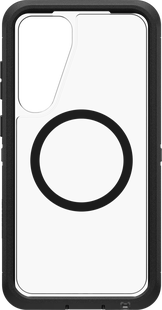 Otterbox Defender Samsung Galaxy S25 Plus Back Cover met Magneet Transparant Zwarte Rand