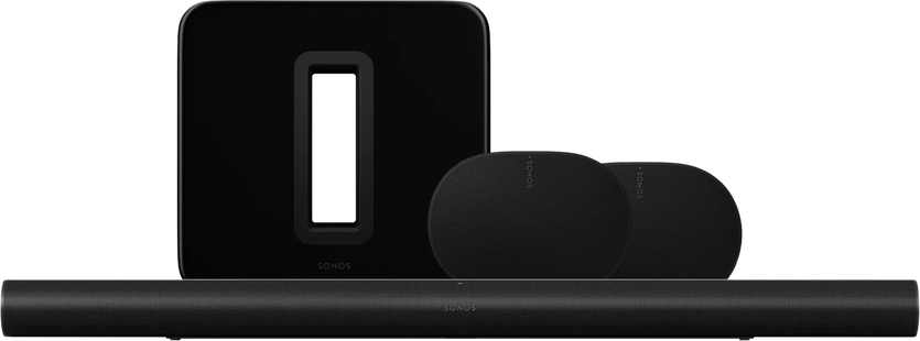 Sonos Arc Ultra + Era 300 Home Cinema Set Zwart