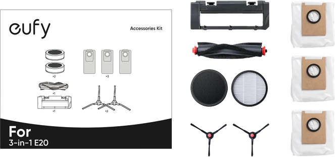 Eufy 3-in-1 E20 Onderhoudspakket