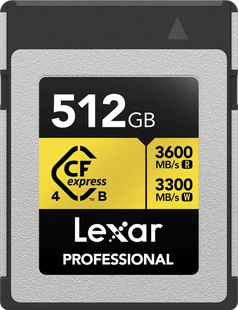 Lexar Professional GOLD 4.0 512GB CFexpress Type B