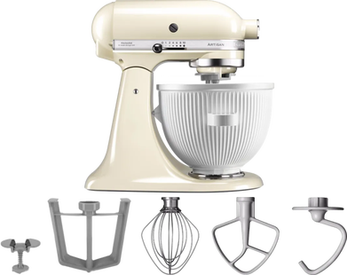 KitchenAid Artisan Mixer 5KSM125 Amandelwit + IJsbereider