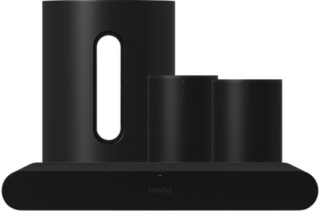 Sonos Ray Zwart + 2x Era 100 + Sub Mini Zwart
