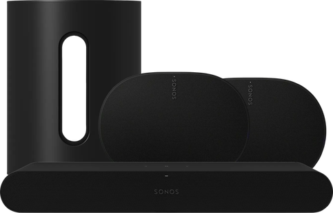 Sonos Ray Zwart + Era 300 Zwart + Sub Mini Zwart