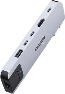 Sitecom MacBook Air Multiport Hub 6 in 2 Zilver
