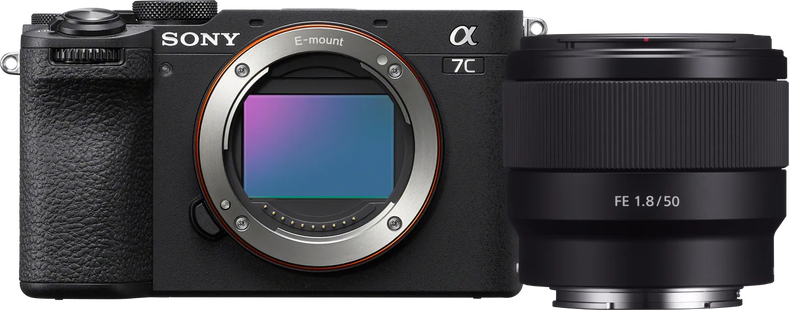 Sony A7C II Zwart + FE 50mm f/1.8
