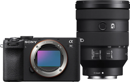 Sony A7C II Zwart + 24-105mm f/4 G OSS