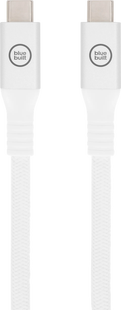 BlueBuilt Usb C naar usb C kabel 240W 2m Nylon Wit
