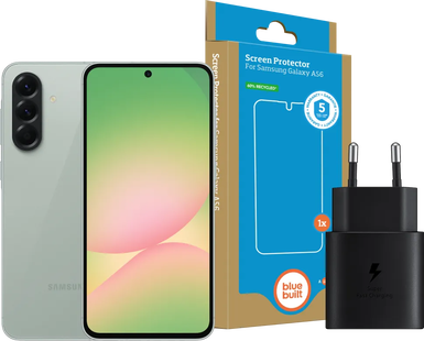 Samsung Galaxy A56 128GB Groen 5G + Basis Accessoirepakket