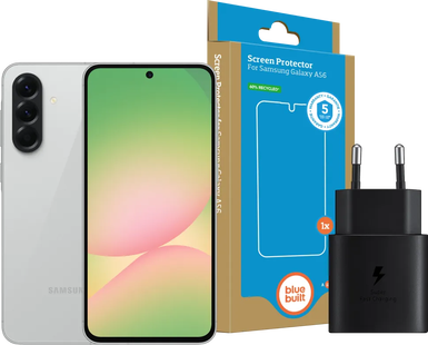 Samsung Galaxy A56 256GB Grijs 5G + Basis Accessoirepakket