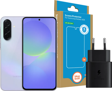 Samsung Galaxy A36 256GB Paars 5G + Basis Accessoirepakket