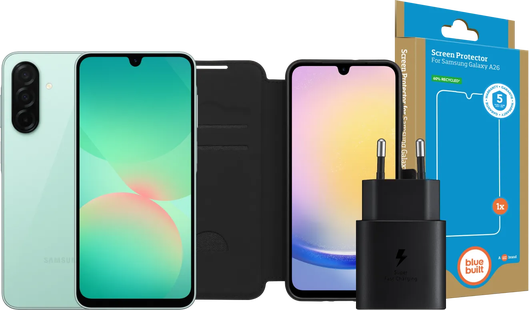 Samsung Galaxy A26 128GB Groen 5G + Compleet Accessoirepakket
